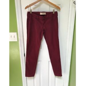 Hollister Maroon Jegging